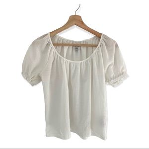 Madewell Puff Sleeve Top